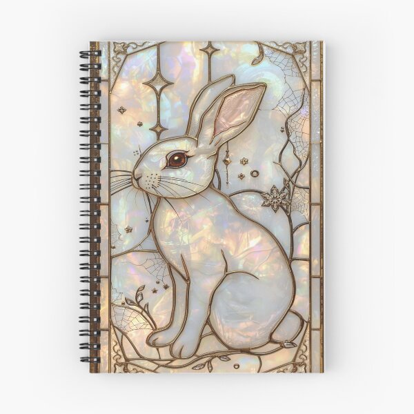 Item preview, Elegant Stained Glass Rabbit designed and sold by BriSher.