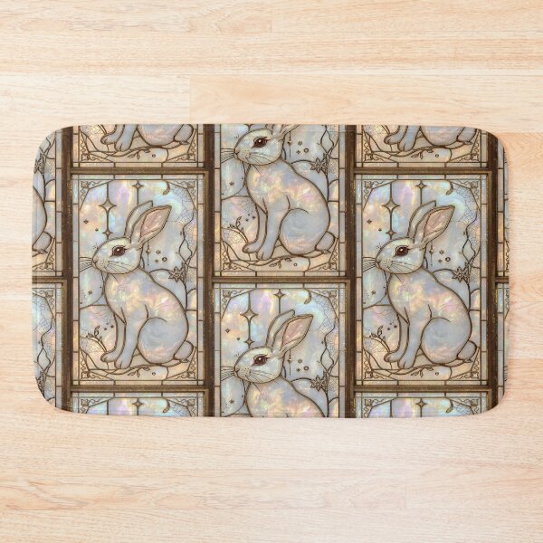 Item preview, Elegant Stained Glass Rabbit designed and sold by BriSher.