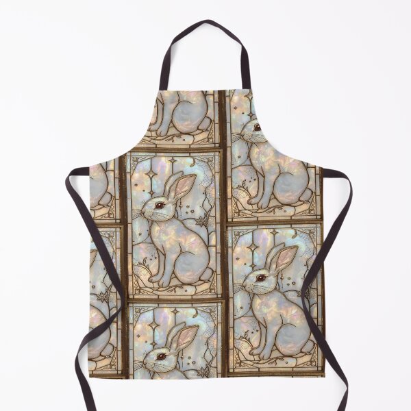 Item preview, Elegant Stained Glass Rabbit designed and sold by BriSher.