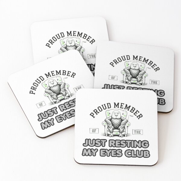 Item preview, Just Resting My Eyes Club designed and sold by G2k Freestyle Designs.