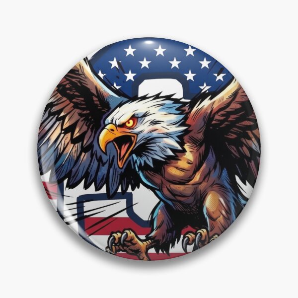 Item preview, USA Eagle – American Flag Patriotic Design designed and sold by ElNiro.