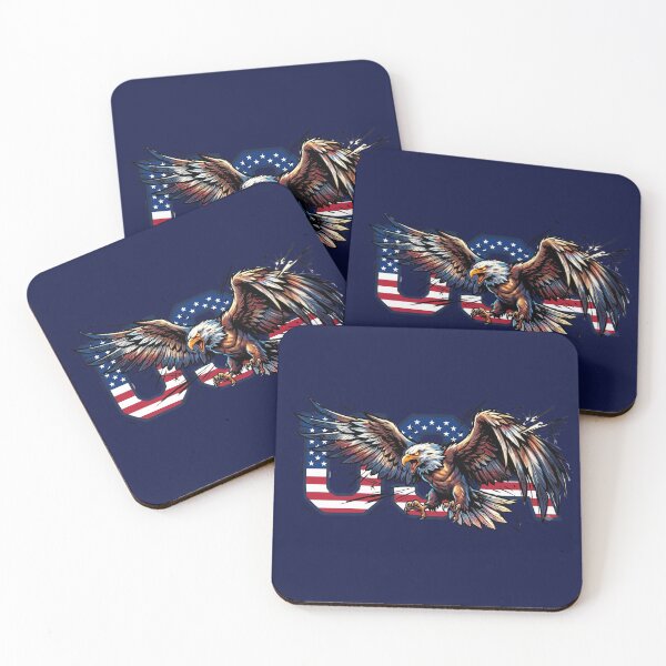 Item preview, USA Eagle – American Flag Patriotic Design designed and sold by ElNiro.