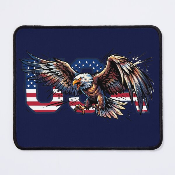 Item preview, USA Eagle – American Flag Patriotic Design designed and sold by ElNiro.