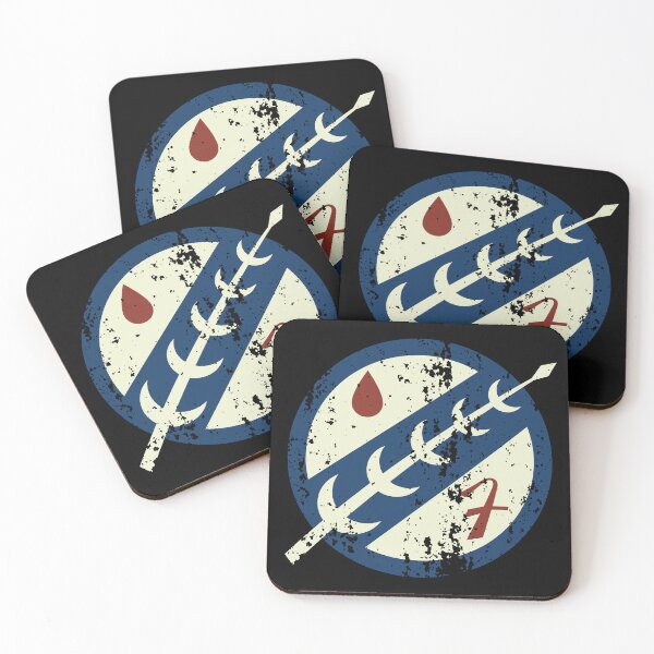 Item preview, Boba Fett Crest - Blue - worn version designed and sold by The Common Tee.