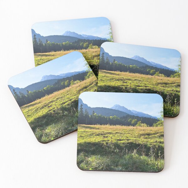 Item preview, Green Mountain Meadow – Scenic Alpine Landscape Nature Art from Romania designed and sold by MSMPrintDesign.