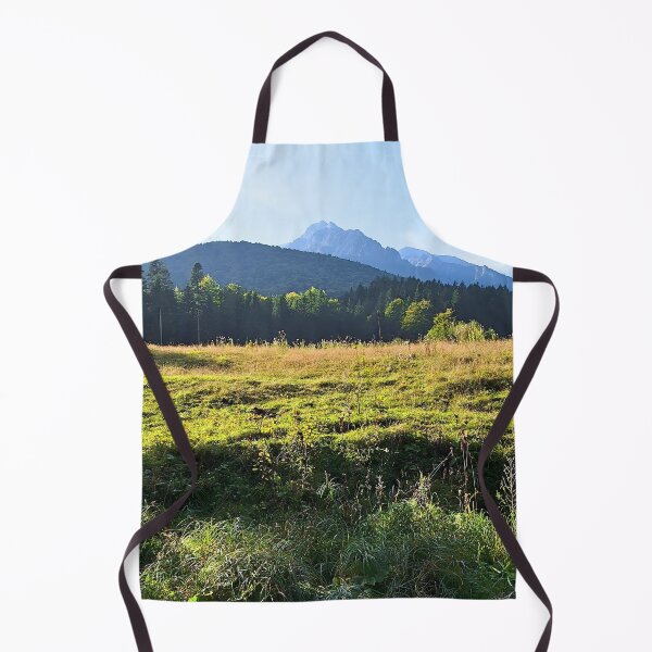 Item preview, Green Mountain Meadow – Scenic Alpine Landscape Nature Art from Romania designed and sold by MSMPrintDesign.