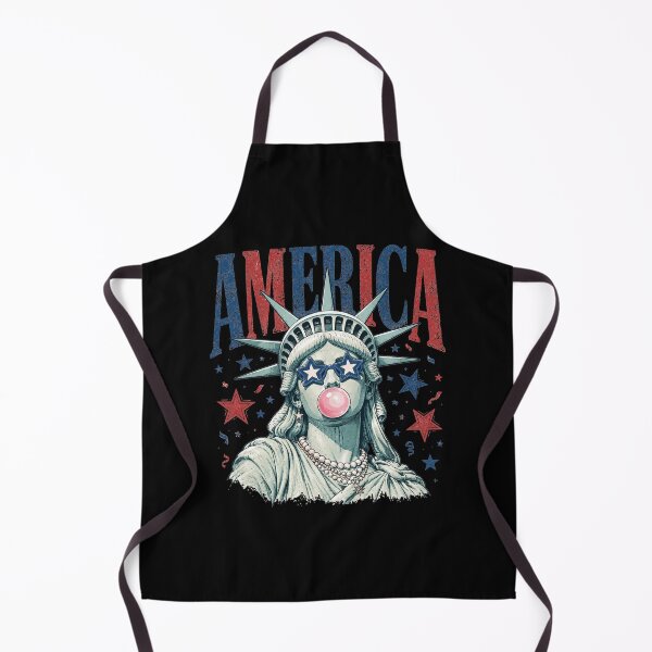 Item preview, Statue of Liberty Blowing Bubble Girly America 4th of July designed and sold by sparkfavs.