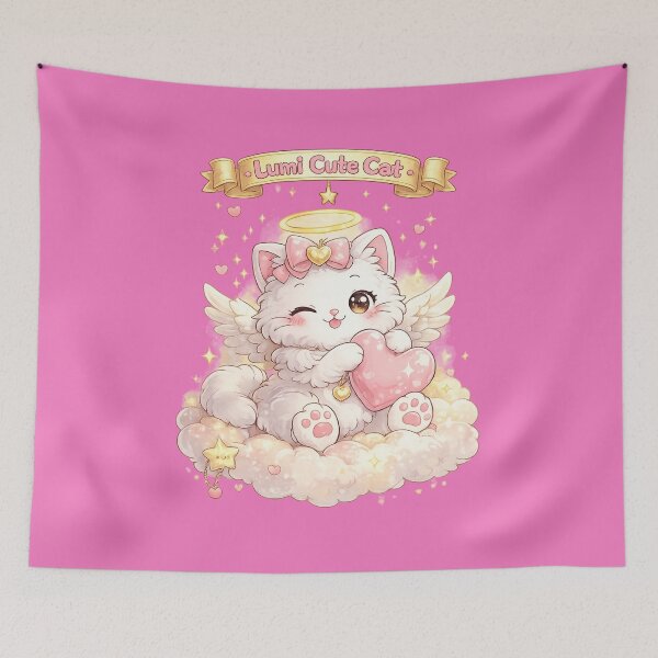 Item preview, Lumi Cute Cat – Angel of Kindness designed and sold by Mochi Studio.