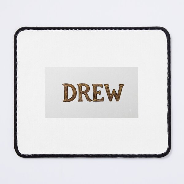 Item preview, Hand-Drawn "DREW" Text on Canvas designed and sold by Ak-art-shop.