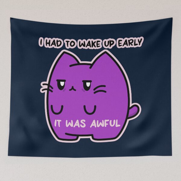 Item preview, Vaiku Had To Wake Up Early and Says It Was Awful designed and sold by ChinekoCat.