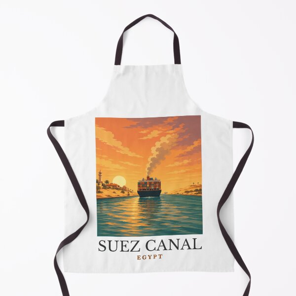 Item preview, Suez Canal - Egypt designed and sold by GoodOldVintage.