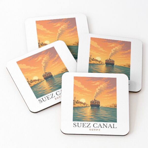 Item preview, Suez Canal - Egypt designed and sold by GoodOldVintage.