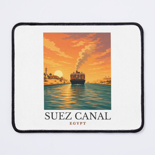 Item preview, Suez Canal - Egypt designed and sold by GoodOldVintage.