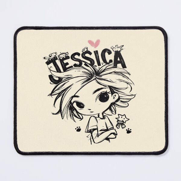 Item preview, Cute Personalized Jessica Birthday Gift For Girl designed and sold by PixelQ.
