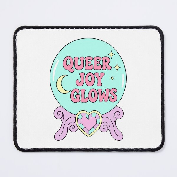 Item preview, Queer Joy Glows Crystal Ball designed and sold by ChocoMellowCo.