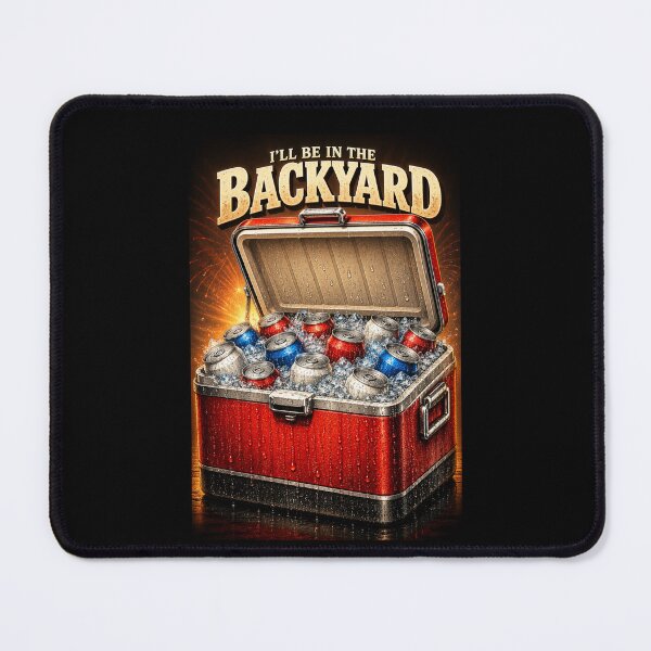 Item preview, I'll Be In The Backyard designed and sold by XYZ Studio.