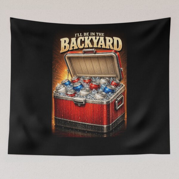 Item preview, I'll Be In The Backyard designed and sold by XYZ Studio.