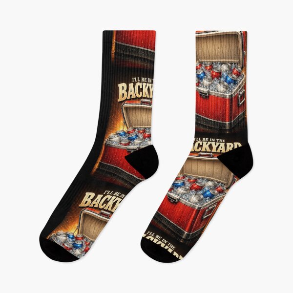 Item preview, I'll Be In The Backyard designed and sold by XYZ Studio.