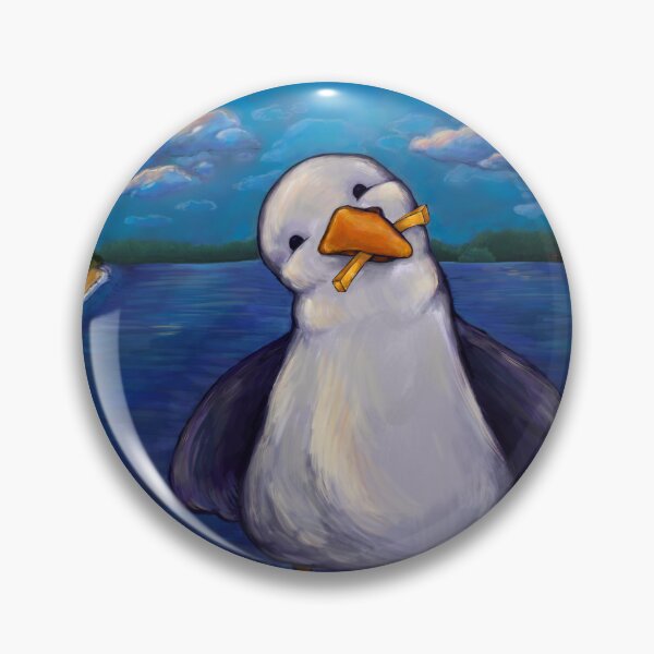Item preview, Seagull with a French Fry designed and sold by Jamie Herself.