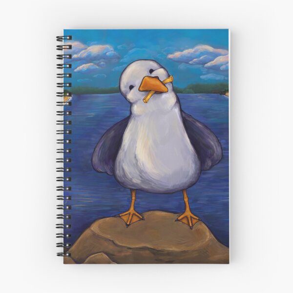 Item preview, Seagull with a French Fry designed and sold by Jamie Herself.
