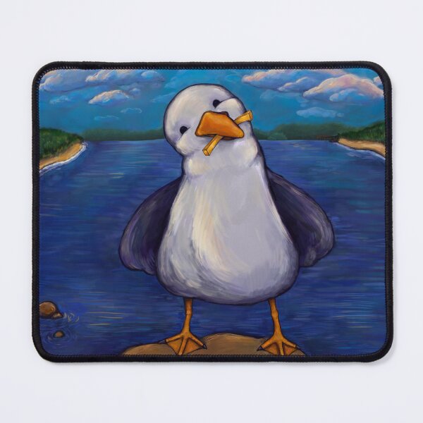 Item preview, Seagull with a French Fry designed and sold by Jamie Herself.