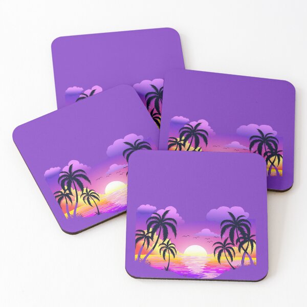 Item preview, Pastel Summer Sunset Badge Ocean Waves Beach Coastal designed and sold by SolutionsArt.