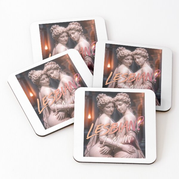 Item preview, Lesbian I’m In Y2K Pride Greek Statue Design, Sapphic Gothic Aesthetic Sticker, WLW Queer Vintage Roman Sculpture Art for Pride Month designed and sold by DEVLUSH.