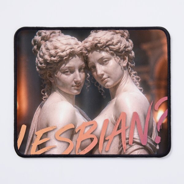 Item preview, Lesbian I’m In Y2K Pride Greek Statue Design, Sapphic Gothic Aesthetic Sticker, WLW Queer Vintage Roman Sculpture Art for Pride Month designed and sold by DEVLUSH.