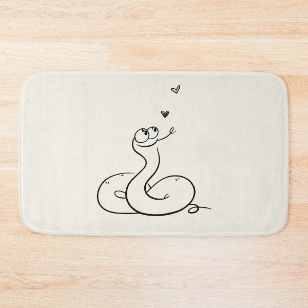 Item preview, Cute Snake Love Gift for Her Funny Hearts Birthday Present designed and sold by PixelQ.