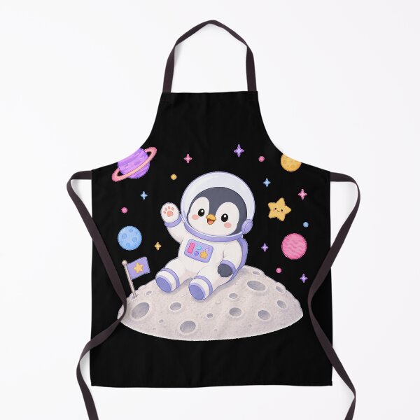 Item preview, Cute Kawaii Penguin Astronaut on the Moon designed and sold by Seculinator.