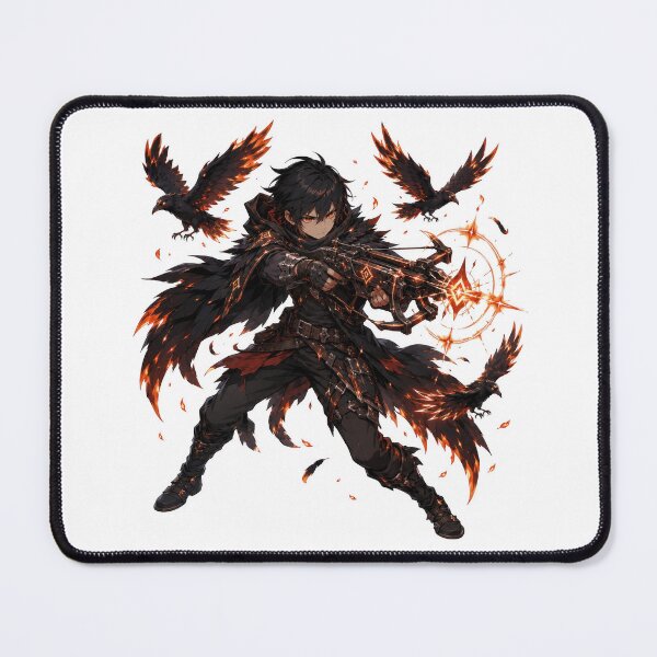Item preview, Cinder Raven Scout designed and sold by jgvisualarts.