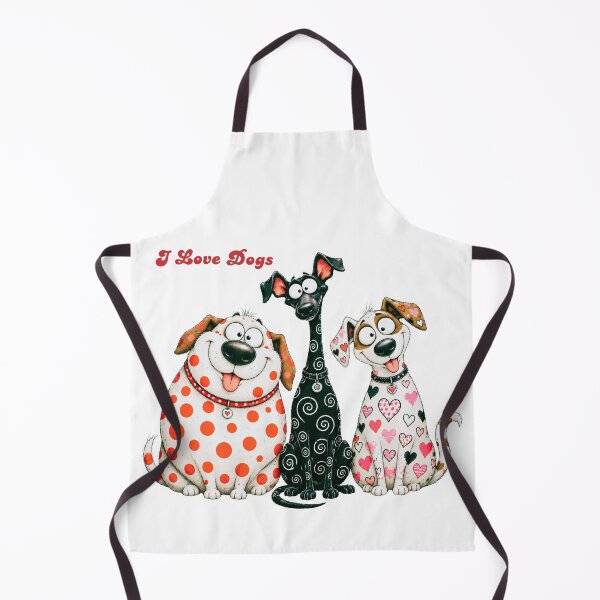 Item preview, I Love Dogs Cute Funny Dog Trio Design designed and sold by KaSenArt26.