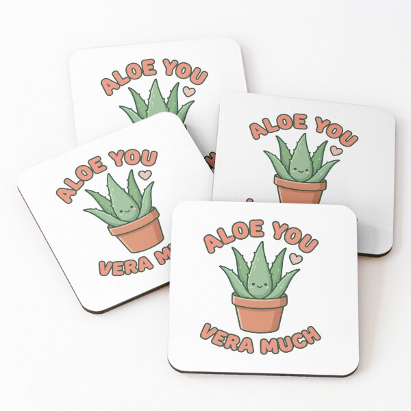 Item preview, Aloe You Vera Much – Funny Plant Pun Cute Shirt Art designed and sold by AlexNik.