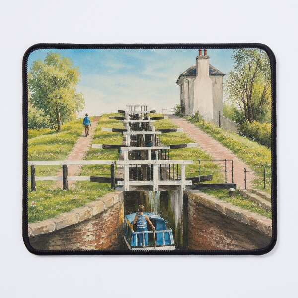 Item preview, Foxton Locks watercolour designed and sold by designbywhacky.