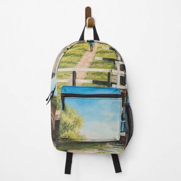 Item preview, Foxton Locks watercolour designed and sold by designbywhacky.