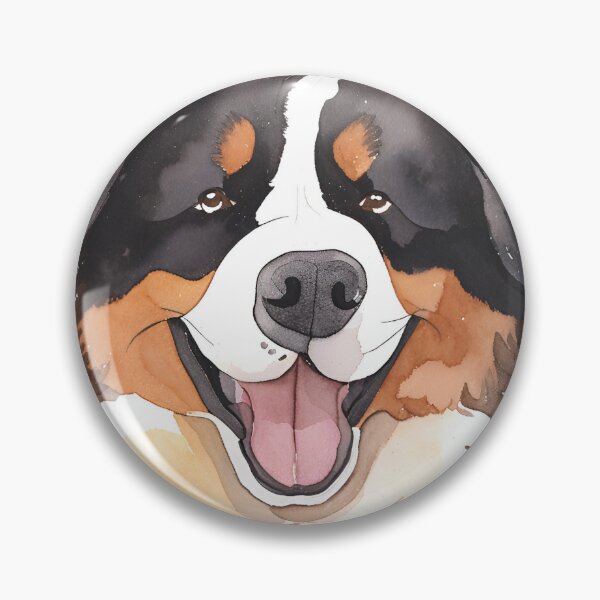 Item preview, Watercolour Bernese Mountain Dog designed and sold by TheresaNicole.