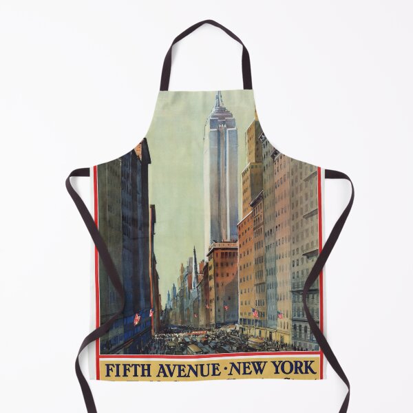 Item preview, Fifth Avenue New York Travel By Train Ad designed and sold by Glimmersmith.