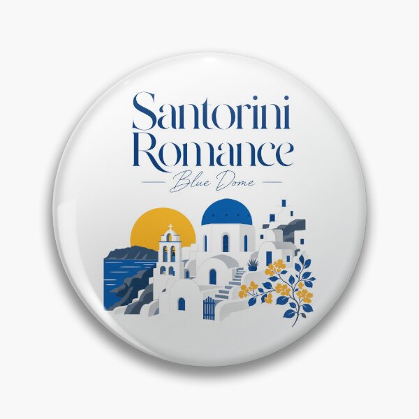 Item preview, Romance Gift, Santorini Romance Blue Dome designed and sold by pirminio.