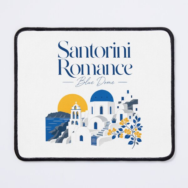 Item preview, Romance Gift, Santorini Romance Blue Dome designed and sold by pirminio.