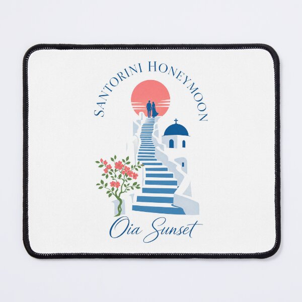 Item preview, Romance Gift, Santorini Honeymoon Oia Sunset designed and sold by pirminio.