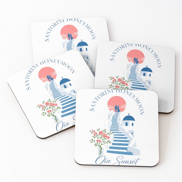Item preview, Romance Gift, Santorini Honeymoon Oia Sunset designed and sold by pirminio.