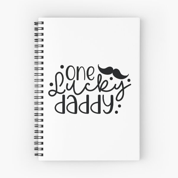 Item preview, One Lucky Daddy - Cute Fathers Day Retro Vintage Super Dad Husband Family Love Blessed Cool Gift designed and sold by FuzionRaptor.