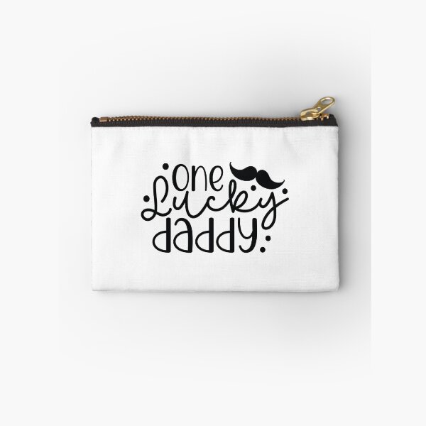 Item preview, One Lucky Daddy - Cute Fathers Day Retro Vintage Super Dad Husband Family Love Blessed Cool Gift designed and sold by FuzionRaptor.