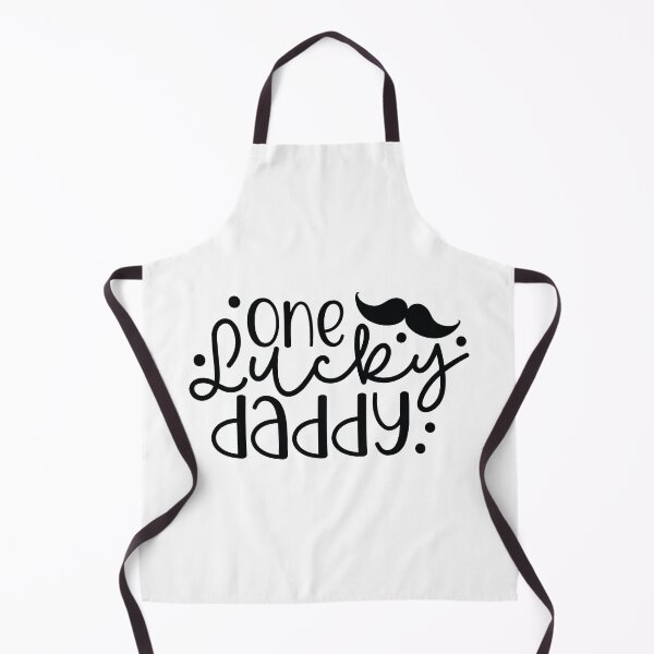 Item preview, One Lucky Daddy - Cute Fathers Day Retro Vintage Super Dad Husband Family Love Blessed Cool Gift designed and sold by FuzionRaptor.
