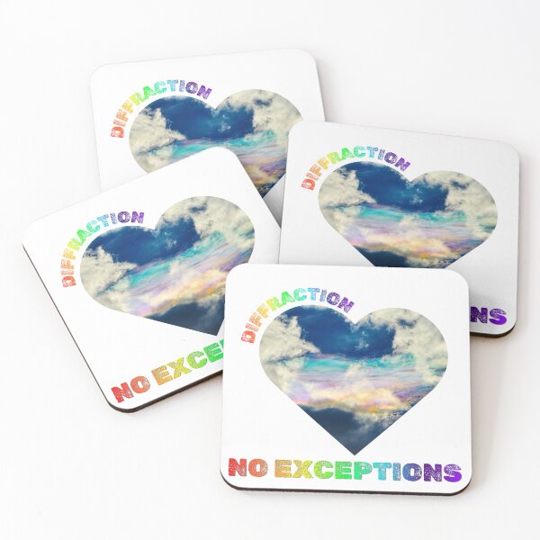 Item preview, Iridescent Pride — Diffraction. No Exceptions. designed and sold by Feral Vibes.