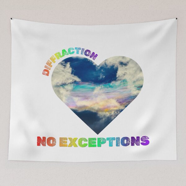 Item preview, Iridescent Pride — Diffraction. No Exceptions. designed and sold by Feral Vibes.