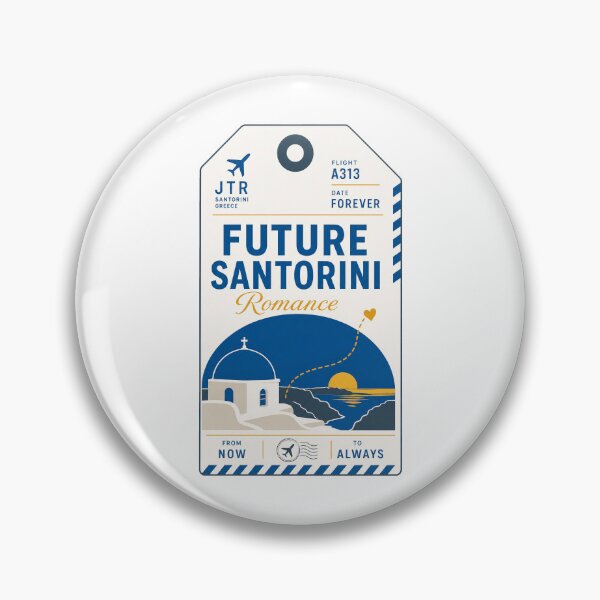Item preview, Romance Gift, Future Santorini Trip Love designed and sold by pirminio.