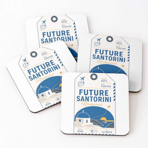 Item preview, Romance Gift, Future Santorini Trip Love designed and sold by pirminio.