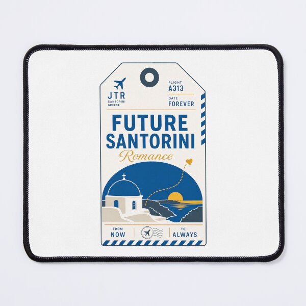 Item preview, Romance Gift, Future Santorini Trip Love designed and sold by pirminio.