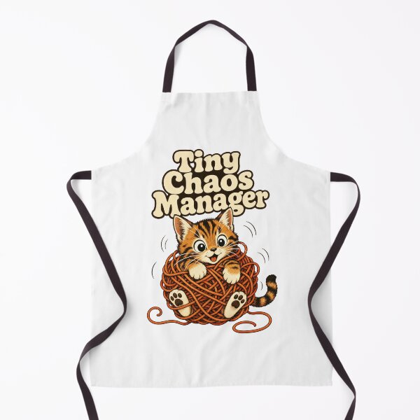 Item preview, Funny Kitten Tiny Chaos Manager Cat Meme designed and sold by pirminio.